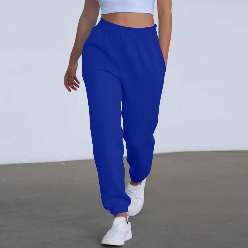 Women's High Waisted Loose Sportswear Pants Jogging Pants Fashionable Casual With Pockets