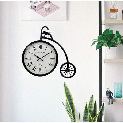 Uhr für Wohnzimmer Neueste Quarz-Analog-Wanduhr für Schlafzimmer Zyklus-Design Hängeuhr mit römischer Zahl/Zuhause/Schlafzimmer/Büro/Schule