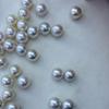 1Pc AAAAA Grade Perfect Round Natural Freshwater Pearl 10-11mm White Pre-Drilled Loose Pearl for DIY Pendant Jewelry Making