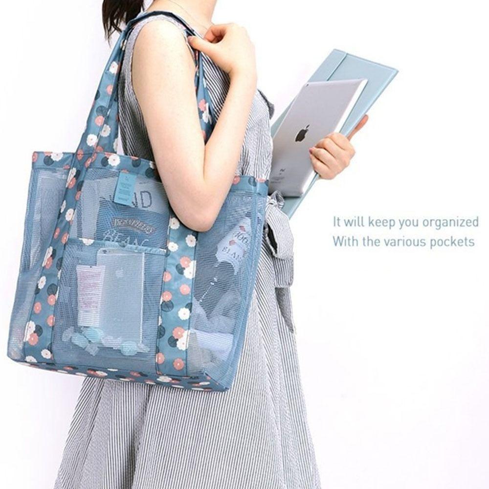 Large Capacity Swimming Shoulder Bag Transparent Toiletries Bag Portable Makeup Storage Bag  Ladies