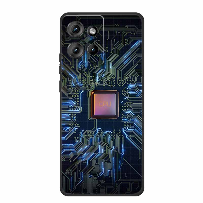 Phone Case For Motorola Moto G86 Power Edge 50 Neo G75 S50 Edge 50 5G Case S 50 Coque Shockproof Black Silicone Soft Back Cover