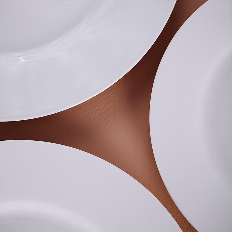 10-inch Pure White Ceramic Dinner Plate