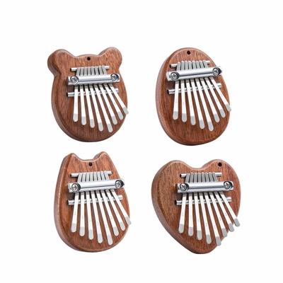 8 клавіш Mini Kalimba Thumb Piano Finger Percussion Іграшка з твердої деревини Музичний подарунок