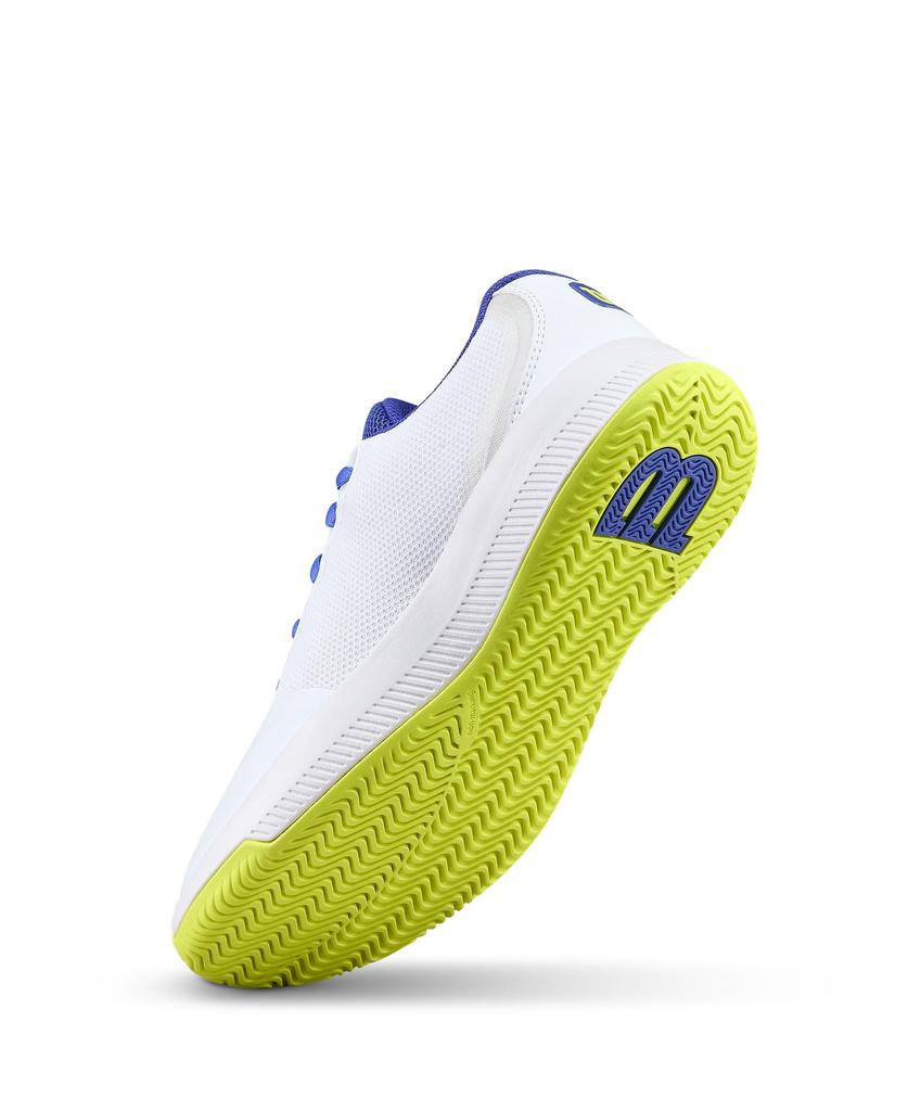 Wilson Intrigue Lite Tennis Shoes WRS336710U075 Size cm White/Amparo Blue/Softy Yellow, 24.0