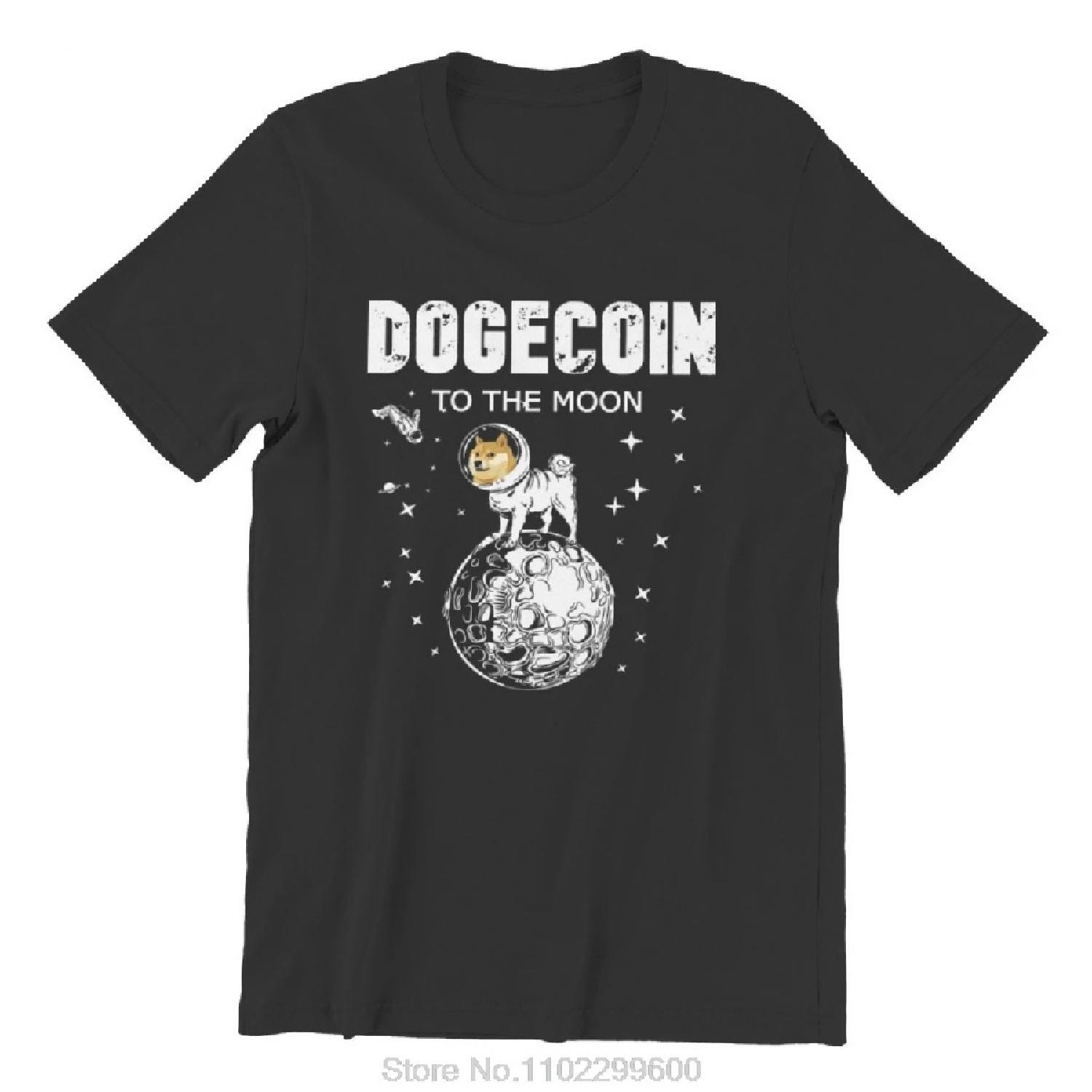 

Funny Dogecoin To The Moon Black Anime HipHop Casual Cotton Tees Tshirt Harajuku Streetwear Oversize Tops Fashion Men s Clothing XXXXXL чёрный