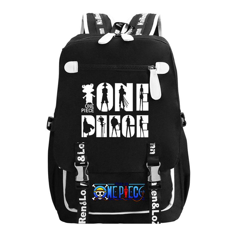 RiMan ONE PIECE Luffiello School Bag Boys ins Trendy Cool Large Capacity College Student Backpack