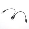 5.5X2.1Mm Dc Power Adapter Cable Dc Female To Type C Micro Mini Usb Male Connector Cord For Electronic Device Power Supply