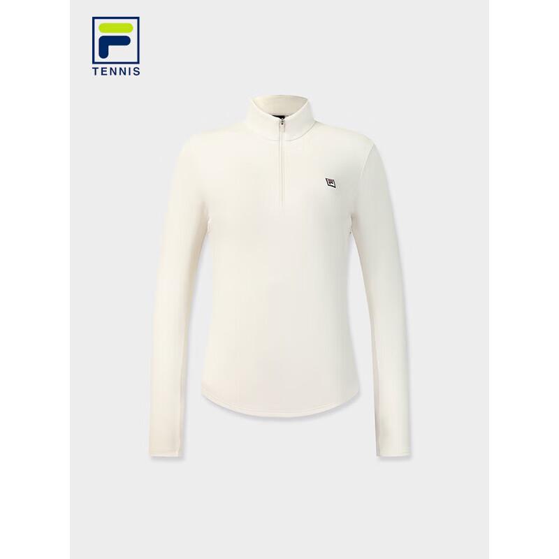 FILA Women s Half-Zip Fleece Tennis Long-Sleeve Top L