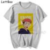 Anime Jujutsu Kaisen Manga T Shirt Unisex Women Harajuku Casual Yuji Itadori Graphics 100 Cotton Oversized