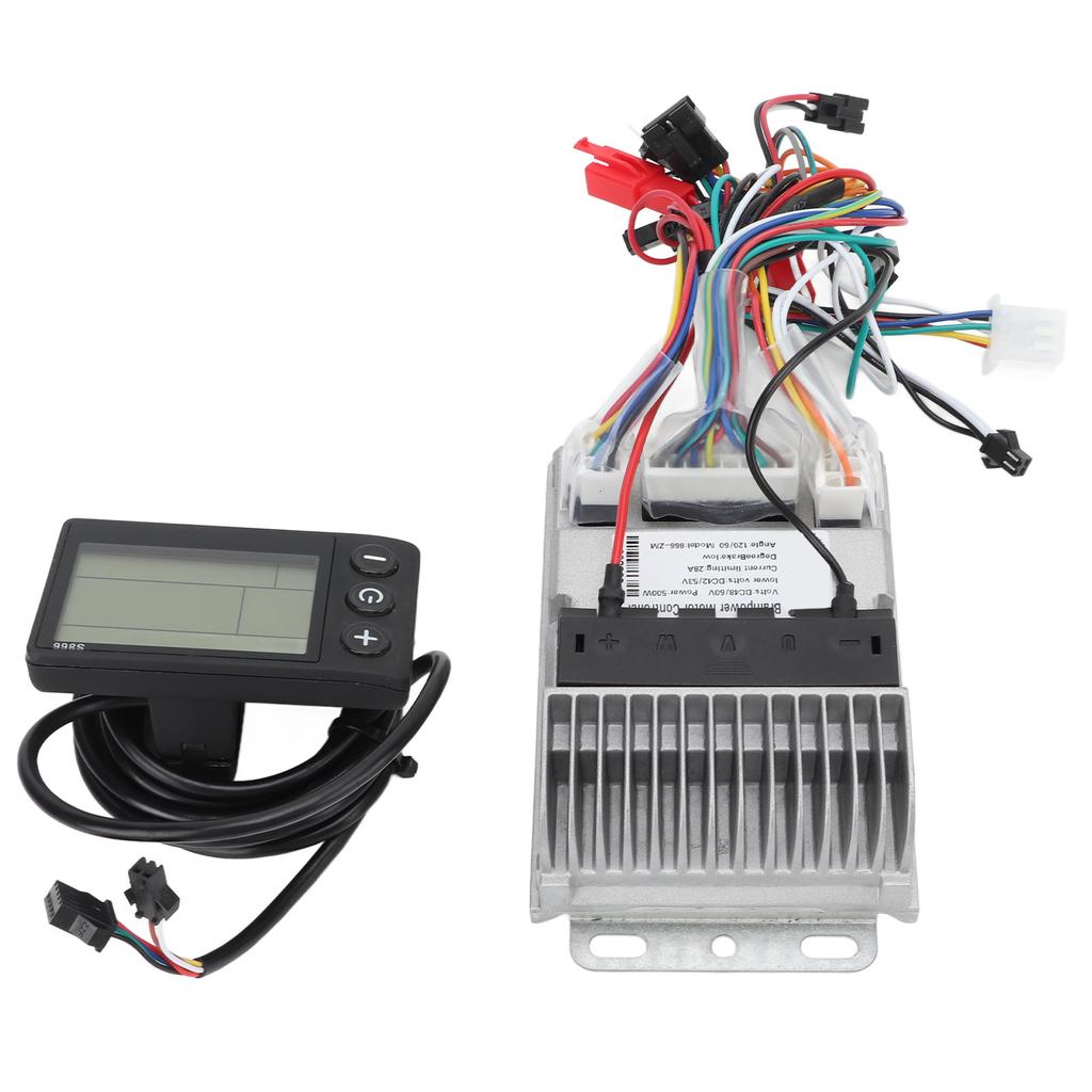48V 60V 500W Electric Bike Brushless Controller LCD Display Kit 3 Mode Sinusoid Electric Bike Controller Kit