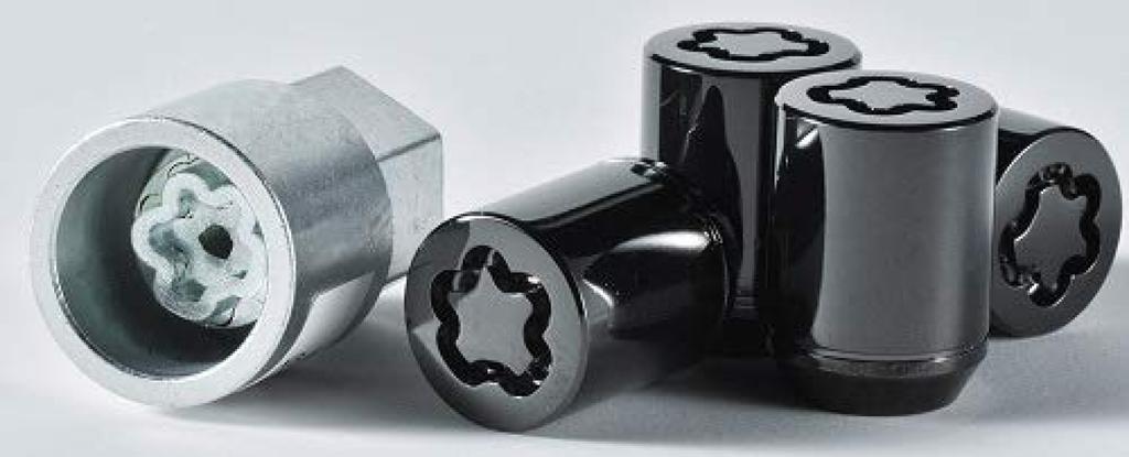 McGard Premium Lock for Kei Cars Short (Mini Cars) - Black, M12x1.25, 19HEX, Type, MCG-34367