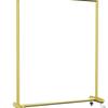 Adjustable Floor-Standing Clothing Rack with Wheels for Women's and Children's Wear