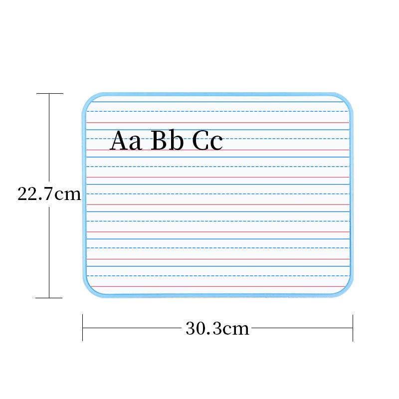 English Learning Wordpad Board Portable White Graffiti Magnetic Whiteboard Number Stickers Children Kids Interactive Teaching