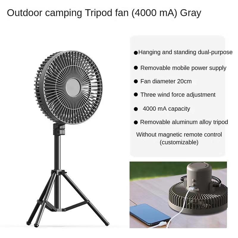 

Новый уличный вентилятор для кемпинга, портативный портативный usb-веер, уничтожитель комаров, потолочный вентилятор, настольный светильник-штатив