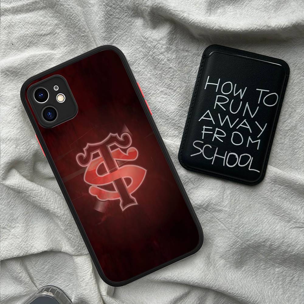 Stade-Toulousain Phone Case For IPhone 16 15 14 X XR XS 7 8 Plus 11 12 13 Pro MAX 13mini Matte Shockproof Case
