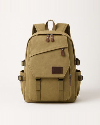 Mochila De Computador De Lona De 15,6 Polegadas Mochila Masculina De Grande Capacidade Bolsa De Viagem De Estudante