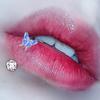Stainless Steel 4mm Soft Clay Bead Lip Ring Butterfly Zircon Horseshoe Piercing Jewelry Punk Style