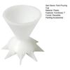 Copo para Pouring de Tinta 7 Funis Copo Dividido para Tinta Acrílica Copo para Pouring com Padrão de Flor para Arte Fluida Acessórios para Pintura de Flores DIY
