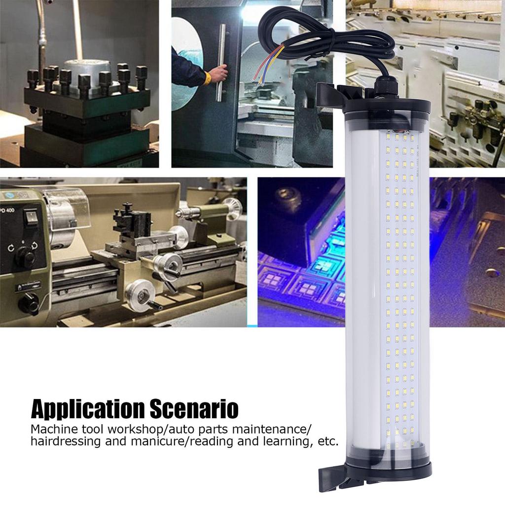 LED Work Light 10W 1050LM IP66 Water Oil Proof Explosion Proof Machine Tube Lamp for Workshop Factory Garage 220V