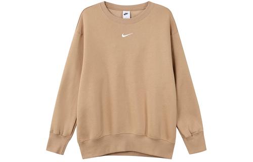 Nike Sportswear Phoenix Fleece Women s Crewneck Hoodie Hemp DQ5734-200 M жёлтый