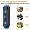 Electronic Whistle Crisp Sound High Decibel Compact Size Lanyard Design with LED Light Battery-operated Camping Electronic Whistle Outdoor Emergency