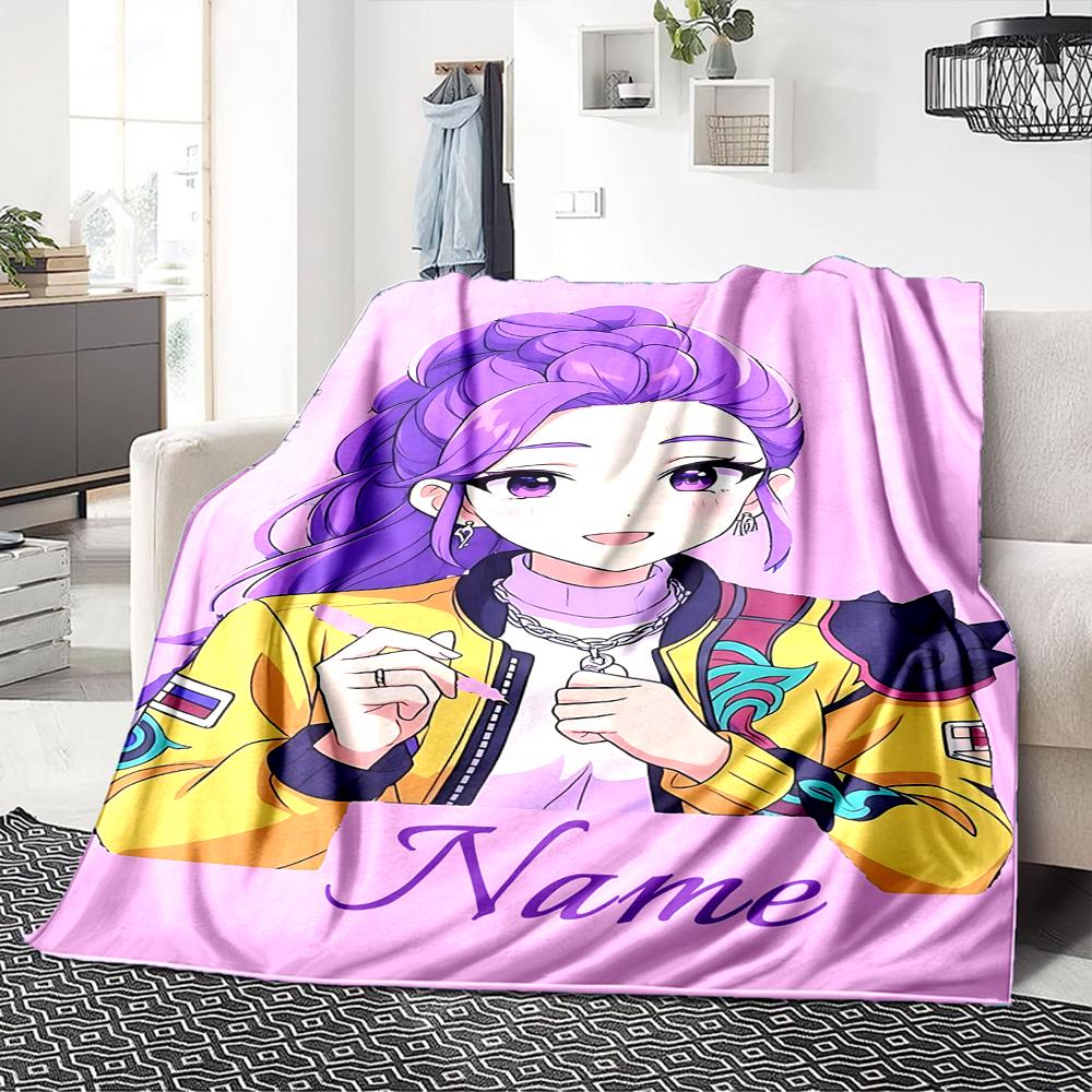 Custom Name Adventure Colty Clam Blanket for Couch & Bed, Plush Cozy Fuzzy Blanket Super Soft & Warm Blankets for Fall and Winter. 0908199