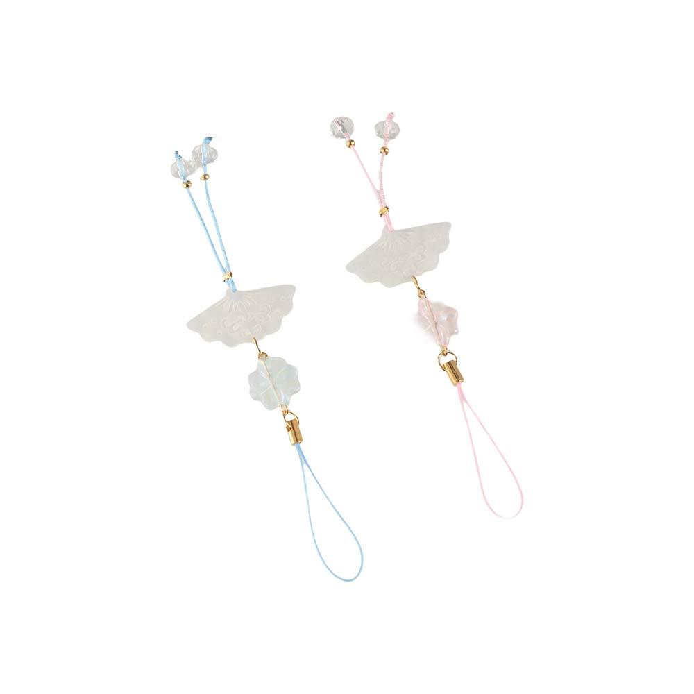 Fan Phone Pendant Chinese Style Mobile Phone Strap Bag Decoration Mobile Phone Chain  Women Girls