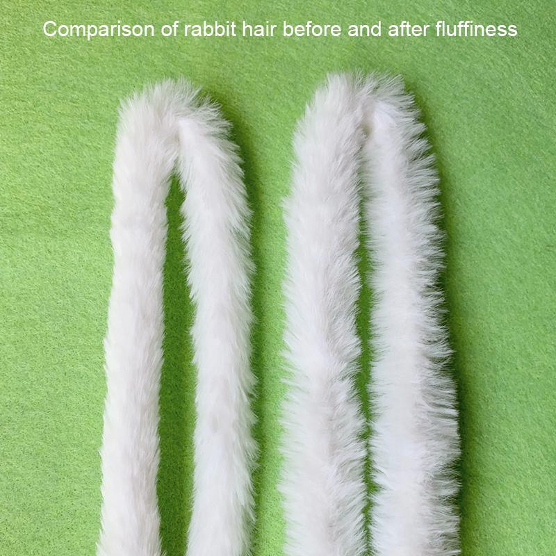 1PC Toys Plush Dolls Twisting Sticks Imitation Rabbit Hair Fluffy Toys Materials Miniature Doll
