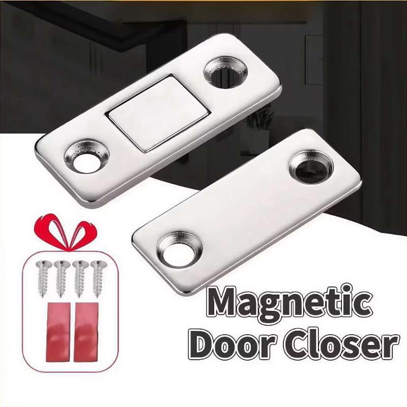 2/4/8 Stück/Set Starker Türschließer Magnetischer Türfang Riegel Tür Magnet Möbel Schrank Schrank Schraube Rostfrei