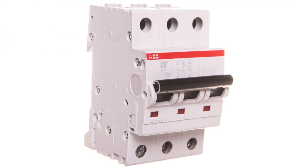 Wyłącznik Nadprądowy 3P B 6A 6Ka Ac S203-B6 2Cds253001R0065