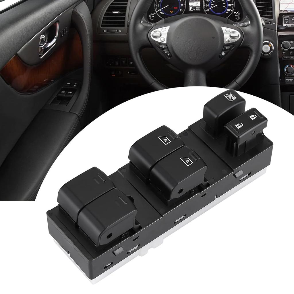 254011CA6A Driver Side Power Master Window Switch Compatible with 2009-2017 Infiniti FX35 FX37 FX50 QX70,Main Power Window Master Switch Replace