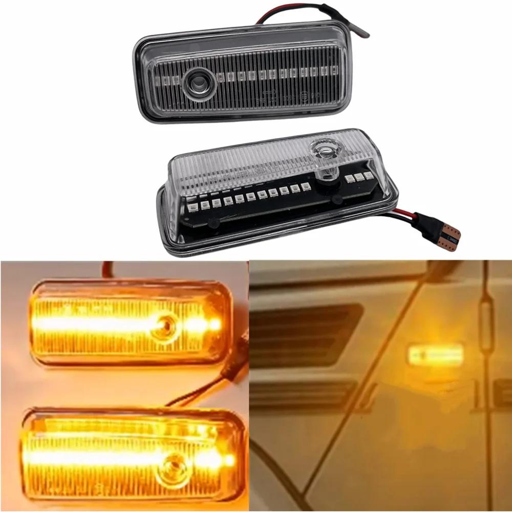 For Mercedes Benz G-Class W460 W463 W461 G500 G550 G55 G63 LED Blinker Sequential Lamp Dynamic Side Marker Turn Signal Lights