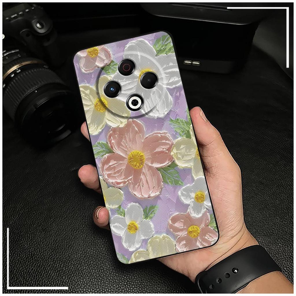 Soft case TPU Phone Case For Tecno Spark30 4G/KL6 Cute Back Cover Phone Pouch Waterproof Durable Oil Painting Full wrap