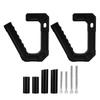 KIMISS Wrangler JK Aluminum Alloy Front Grab Handle Replacement (2007-2018) - Gripper Design for Stability and Convenience (Black)