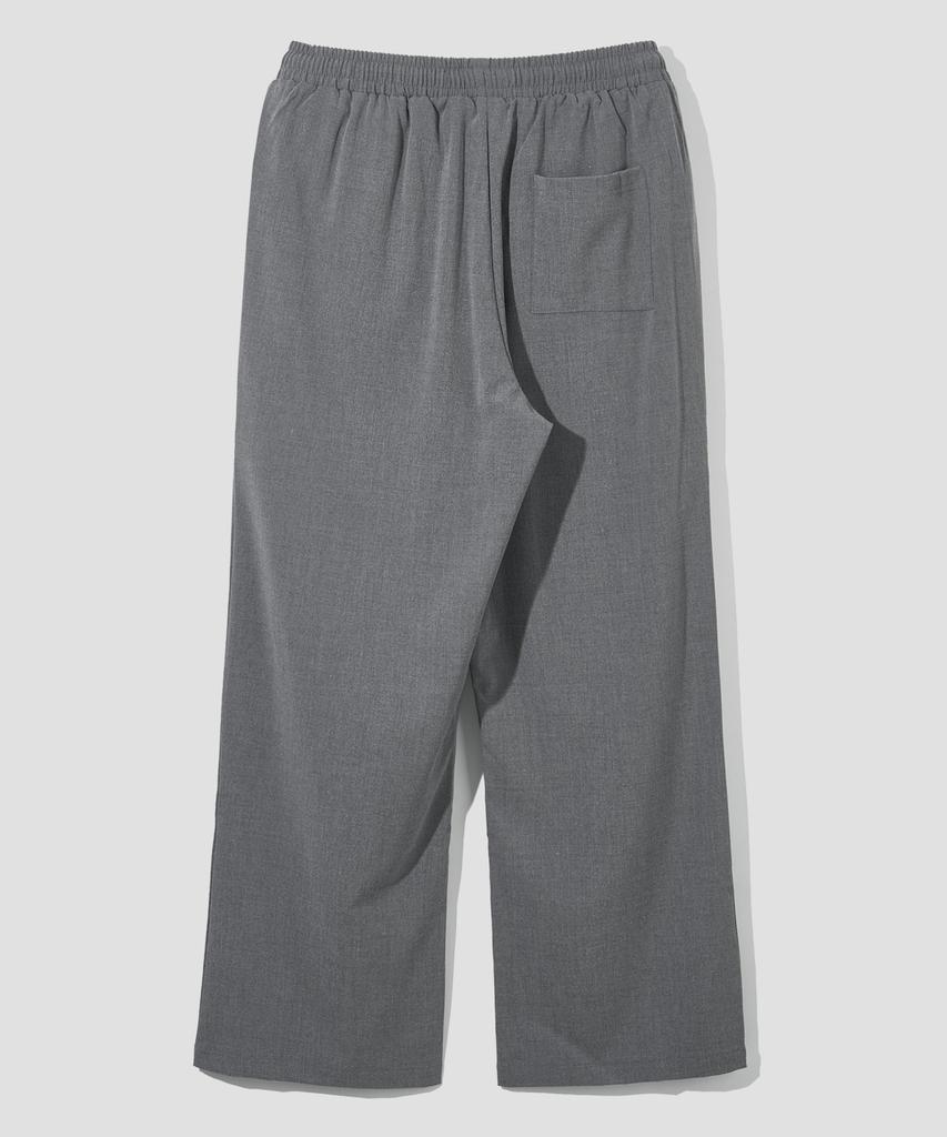 AGOD Wide Banding Slacks [Gray]