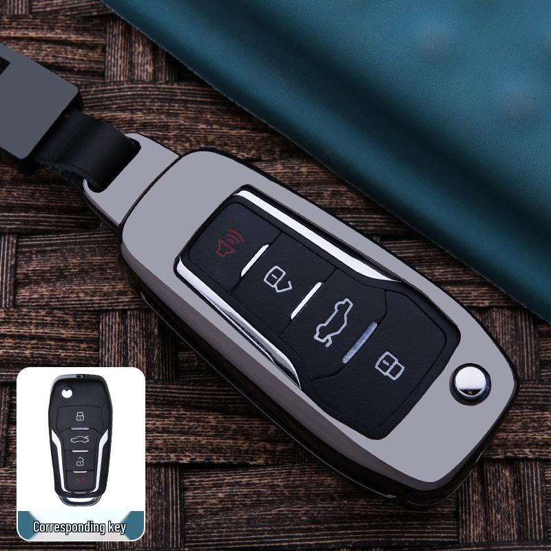 

Металлический чехол для ключей, совместимый с моделями Ford Mondeo 19, Focus и Yibo