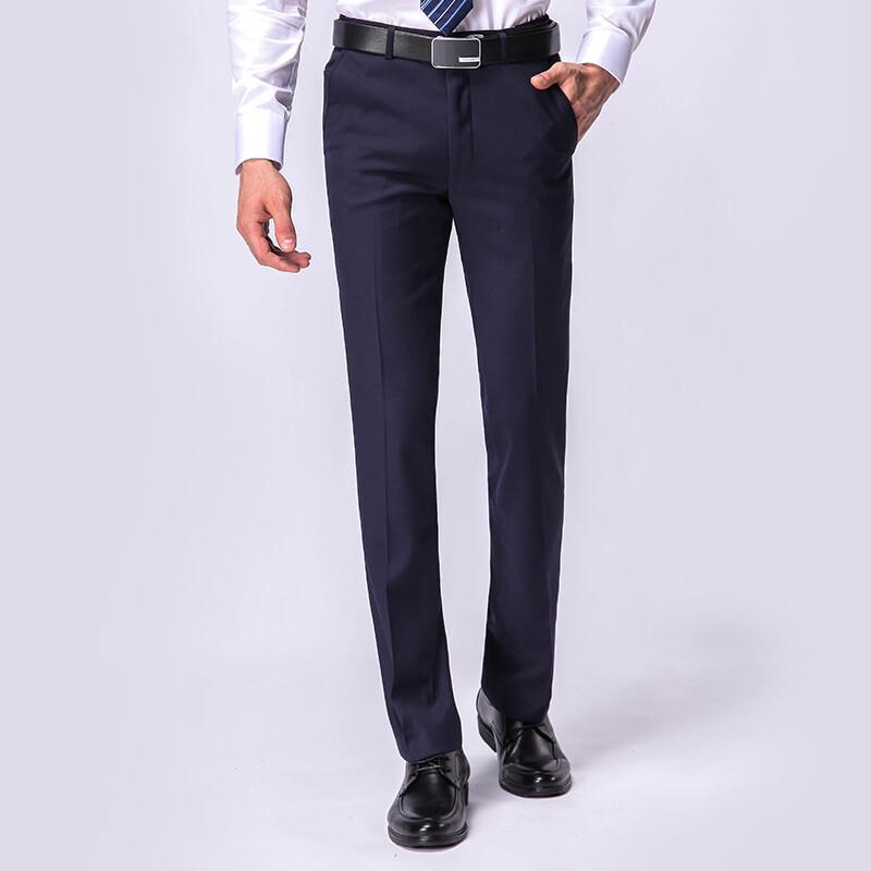 Taluoman Men s Slim Fit Business Suit Trousers 34