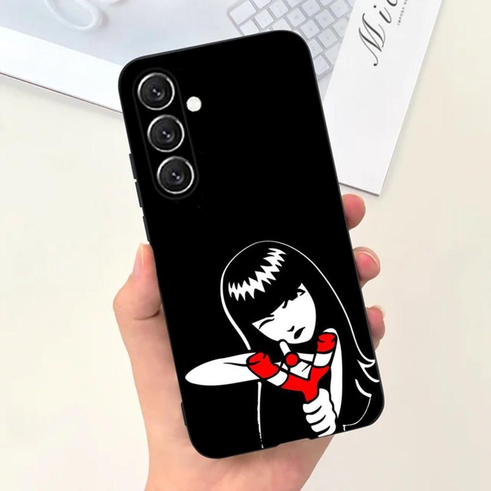 Comics Emily The Strange Phone Case For Samsung S21,S22 Ultra,S20,S30 plus,S22 plus,S23,S30 Ultra 5G Silicone Cover