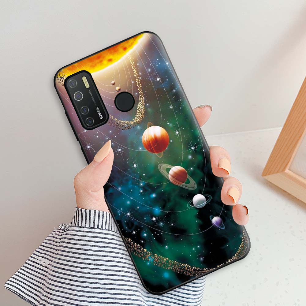 For Tecno Camon 15 Case Capa Case For Camon 15 Air Cute Silicone Soft TPU Phone Case For Tecno Camon15 15 Air Fundas Feather