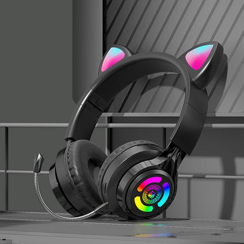 S3 Luminous Cat Ear Bluetooth Gaming Headphones