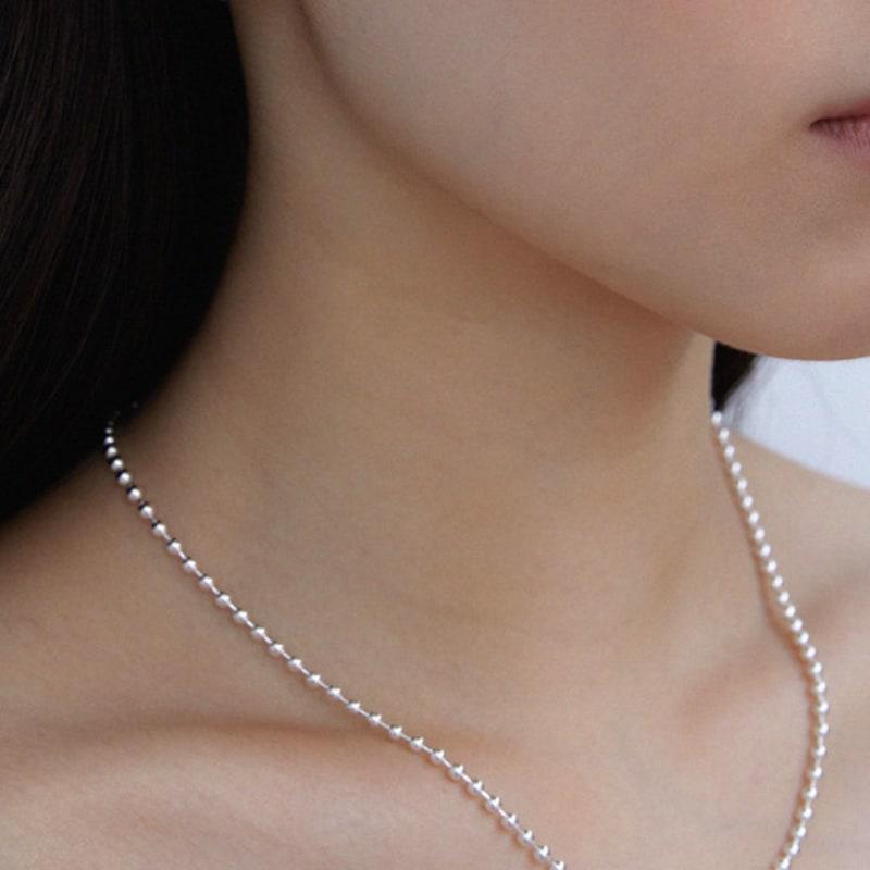 byweekend 3mm ball necklace