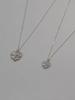 Lovetrix Silver925 Heart Rose Basic Necklace (2Ver.)