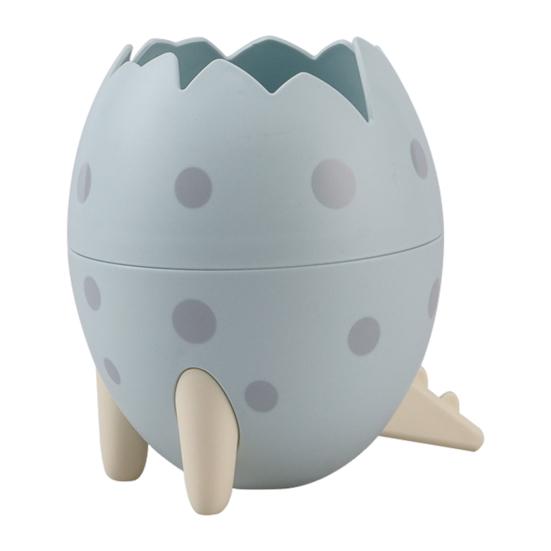 Dinosaur Egg Pen Holder Detachable Pen Holder Cute Snail-Shaped Desktop Organizer for Stationery Makeup Brushes Multifunctional Stationery Storage Box