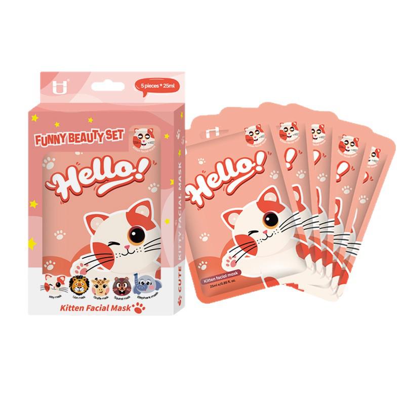 Cross-border Cartoon Animal Face Mask: Hydrating, Moisturizing, and Nourishing
