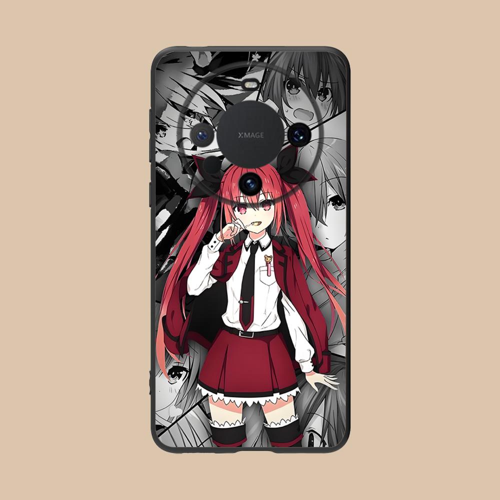 Date a Live Kotori Itsuka TPU Mobile Phone Case for Huawei Mate 60 50 40 30 20 10 Pro Plus Lite E 5G Colorful Printing Cover