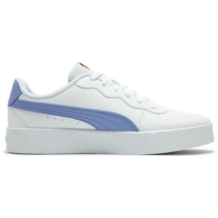 Puma Skye Clean Minimalist Comfortable Low-Top Sneakers Unisex Sneakers White Blue 380147-13