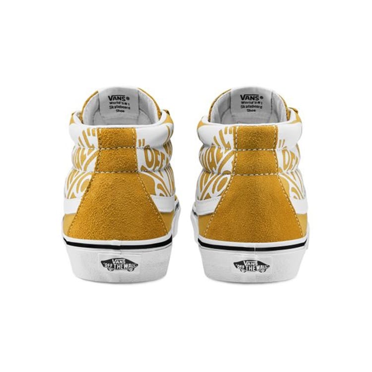 Vans SK8 Mid Reissue Logo 'Yellow White' VN0A391FTY7