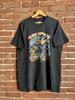 Vintage 1991 3d Emblem the Great American Hog Harley Tee 90s Xl Black Unisex T-Shirt