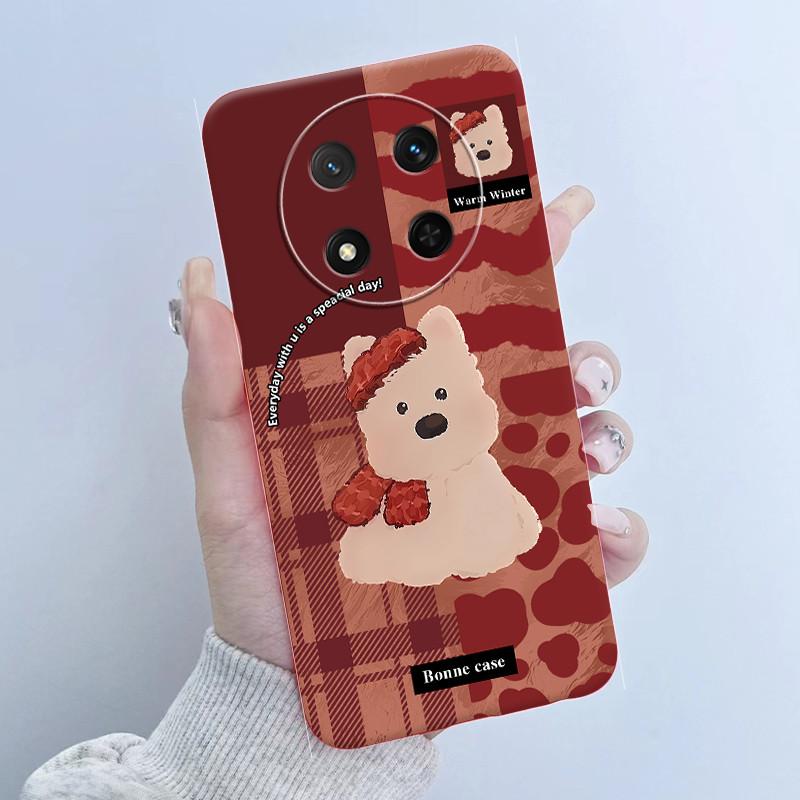 For Honor X9C Case 6.78 inch Bumper Shells Flower Girl Design Soft Silicone Protective Cover for Honor Magic7 Lite Coque fundas