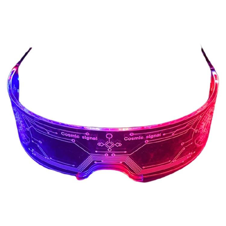 Lighting Up Nightclub Glasses LED Flashing Glasses Halloweens Decoration Glasses for Birthdays Festivals and Nightclub